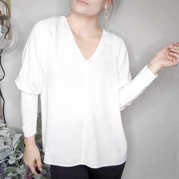 tibi savanna crepe top